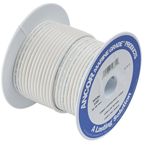 ANCOR Ancor Marine Grade Primary drutu i akumulator wire, biały 111710