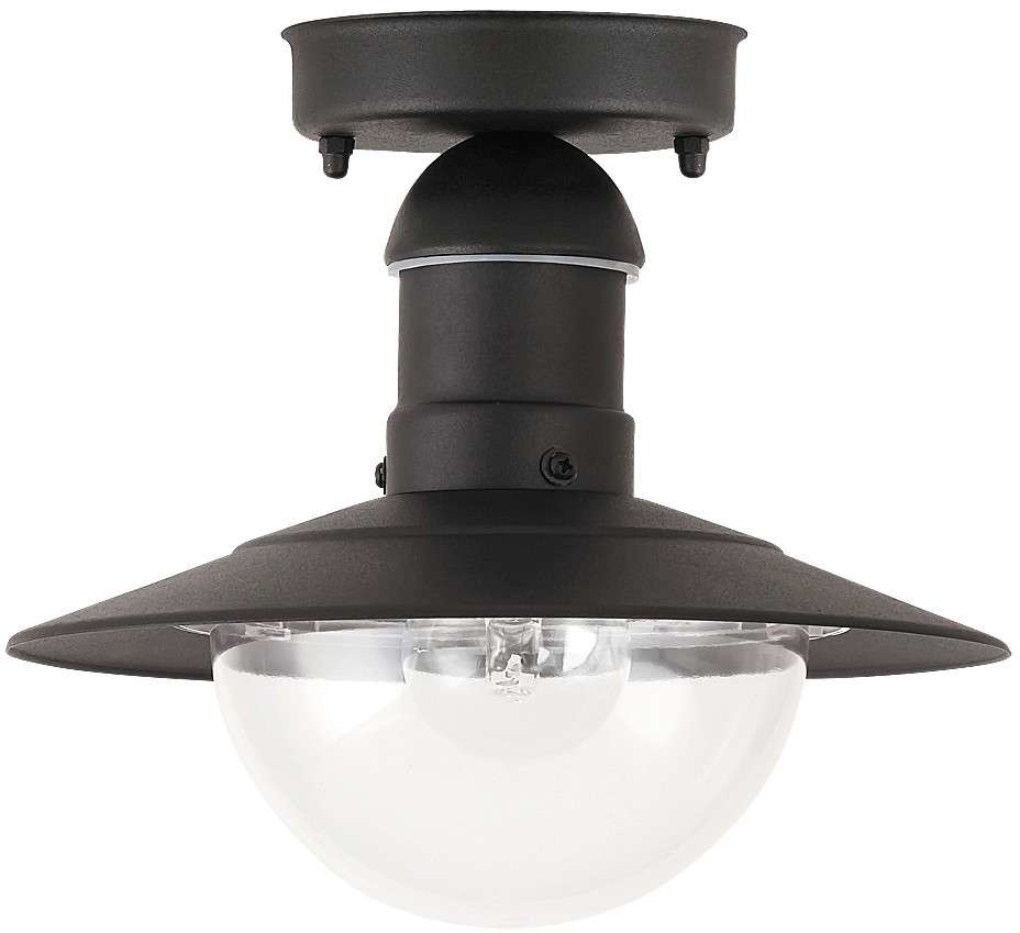 Rabalux Zewnętrzna LAMPA sufitowa OSLO 8716 ogrodowa OPRAWA industrialna outdoor IP44 czarna 8716