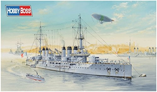 Hobby Boss 86504 zestaw do budowy modelu French granatowy (marynarski) Pre-Dreadnought Battleship Voltaire