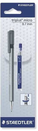 Staedtler 77427bk25d triplus micro ołówek automatyczny 0.7 MM i przyboru w kartę blistrową 77427BK25D
