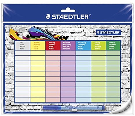 Staedtler Lumocolor 641 SP2 STUDEN Plan na sucho z Correctable, formacie DIN A4 4007817015797