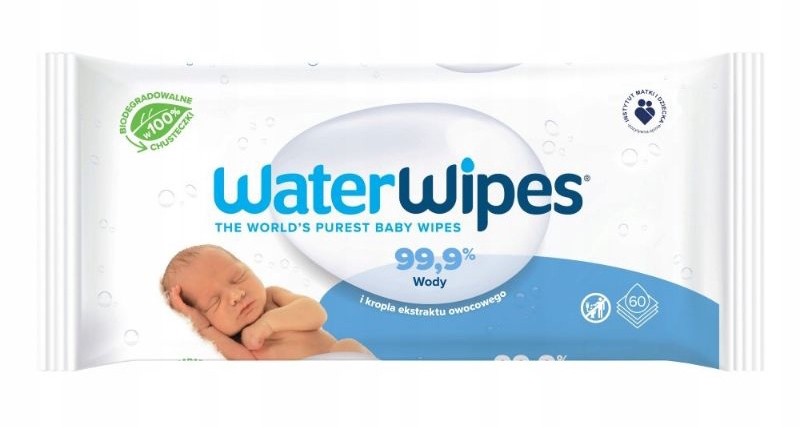 Chusteczki nawilżane WaterWipes 60szt BIO
