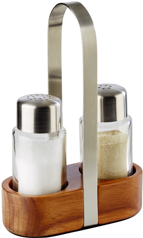 APS Pojemniki na sól i pieprz z podstawką | 40435 40435