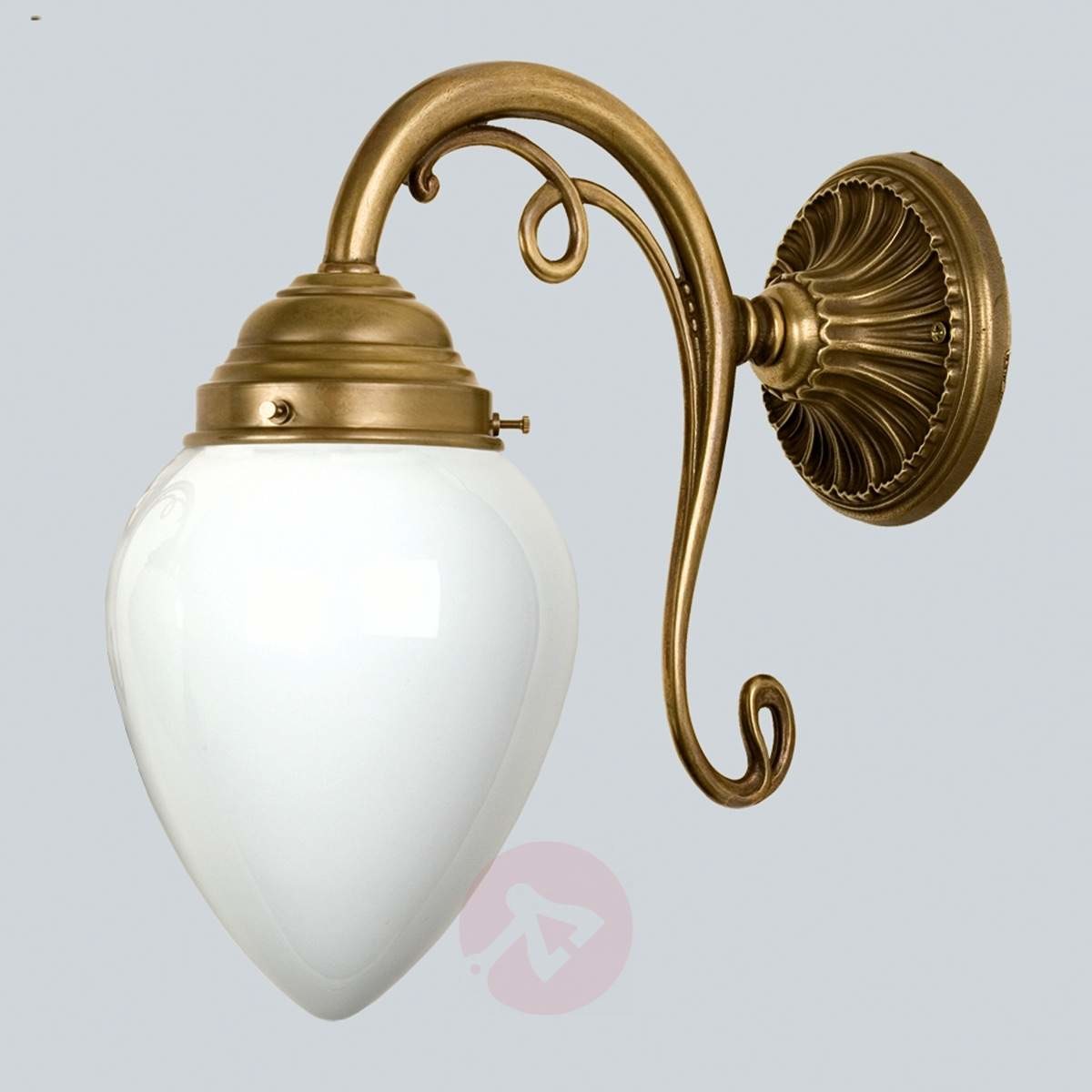 Berliner Messinglampen Elegancka lampa ścienna Paris z mosiądzu