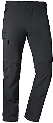 Schöffel Męskie spodnie Koper1 Zip Off spodnie męskie Czarny 106 22854