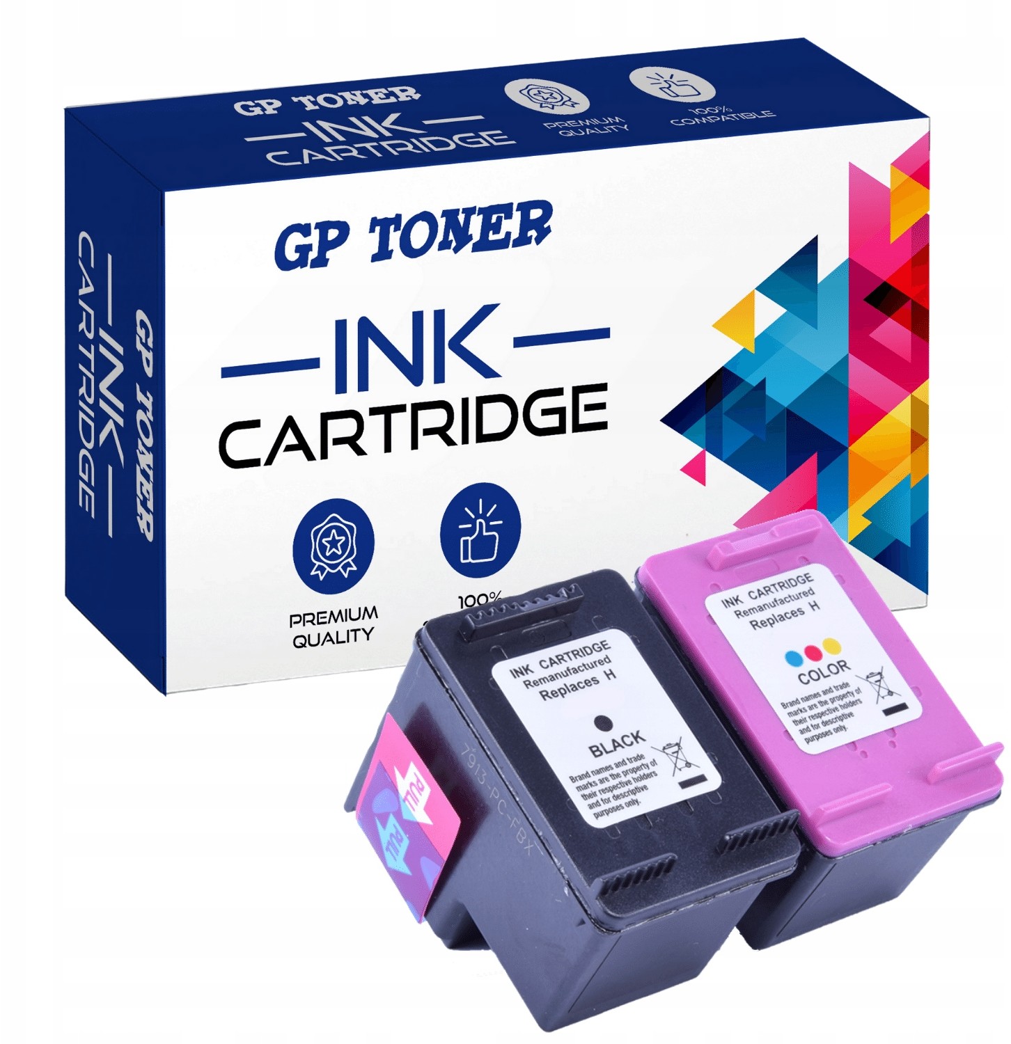 INK Tusze Do Hp 704 XL Czarny+kolor Advantage 2060