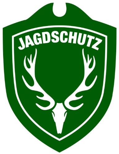 Waidmannsbruecke Tablica samochodowa polowanie na Hubertus Hirsch 74007005