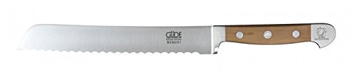 Güde nóż do chleba, Alpha Serie, długość ostrza: 21 cm, drewno gruszy, z żarówką B430/21 B430/21