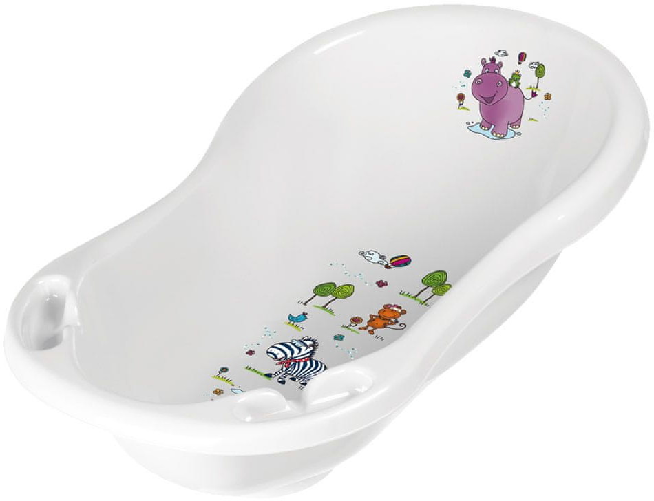 Keeeper Wanienka dla dzieci 84 cm Hippo biała