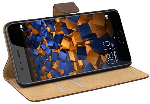 mumbi torba na w stylu książki na Huawei P10 Plus torba brązowy 22315-Huawei P10 Plus