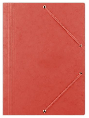 Donau Teczka z gumką A4 preszpanowa - czerwona
