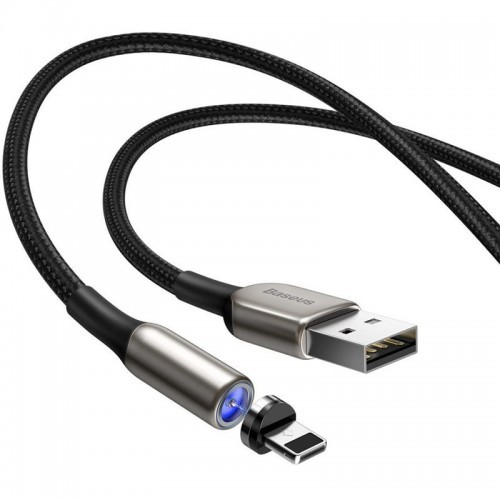 Baseus Kabel Baseus Zinc Magnetic 2A USB-A do Lightning 1m, czarny 6953156218024