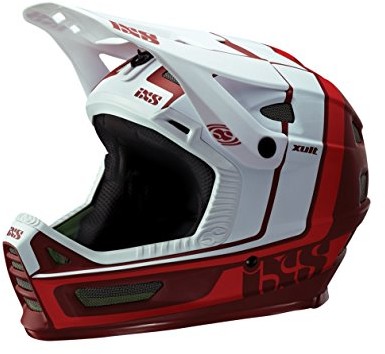 IXS Kask  Downhill xult CEDRIC Gracia CG Edition, L/XL 470-510-5510-022-LXL_Rouge/Blanc_60-62cm