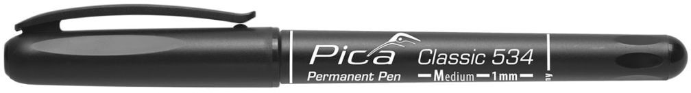 VSA Van Spijk Pica Marker permanentny, 1 mm, okrągły, czarny (PI53446)