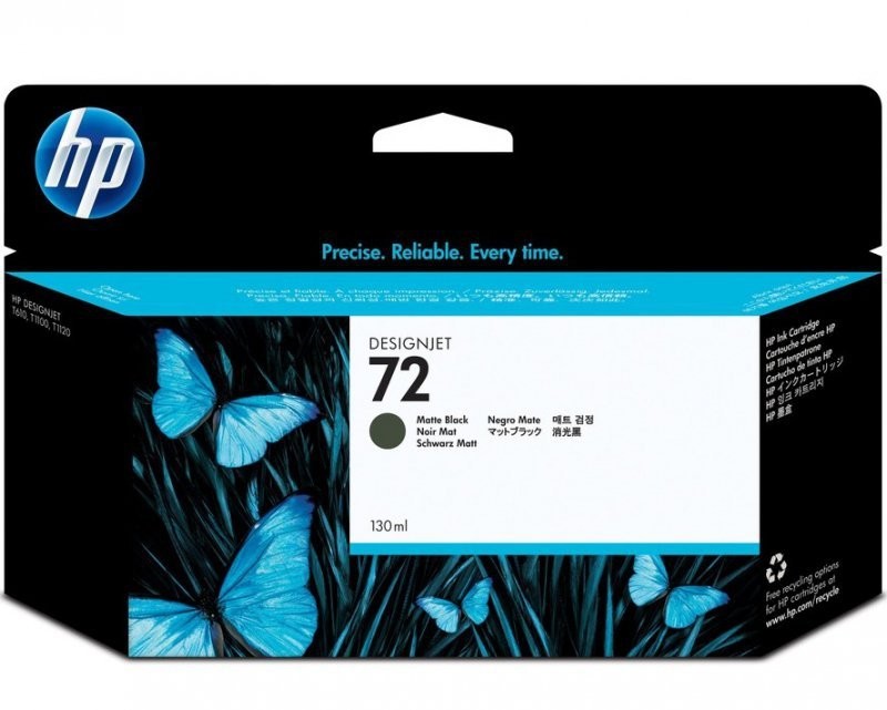 HP HP Tusz nr 72 C9403A Matt Black 130ml