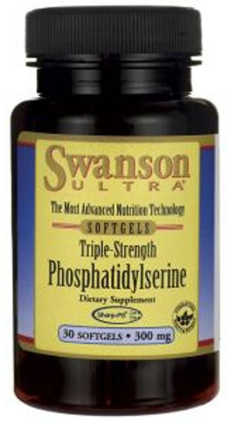SWANSON SWANSON Fosfatydylseryna - potrójna moc 300mg 30kapsułek