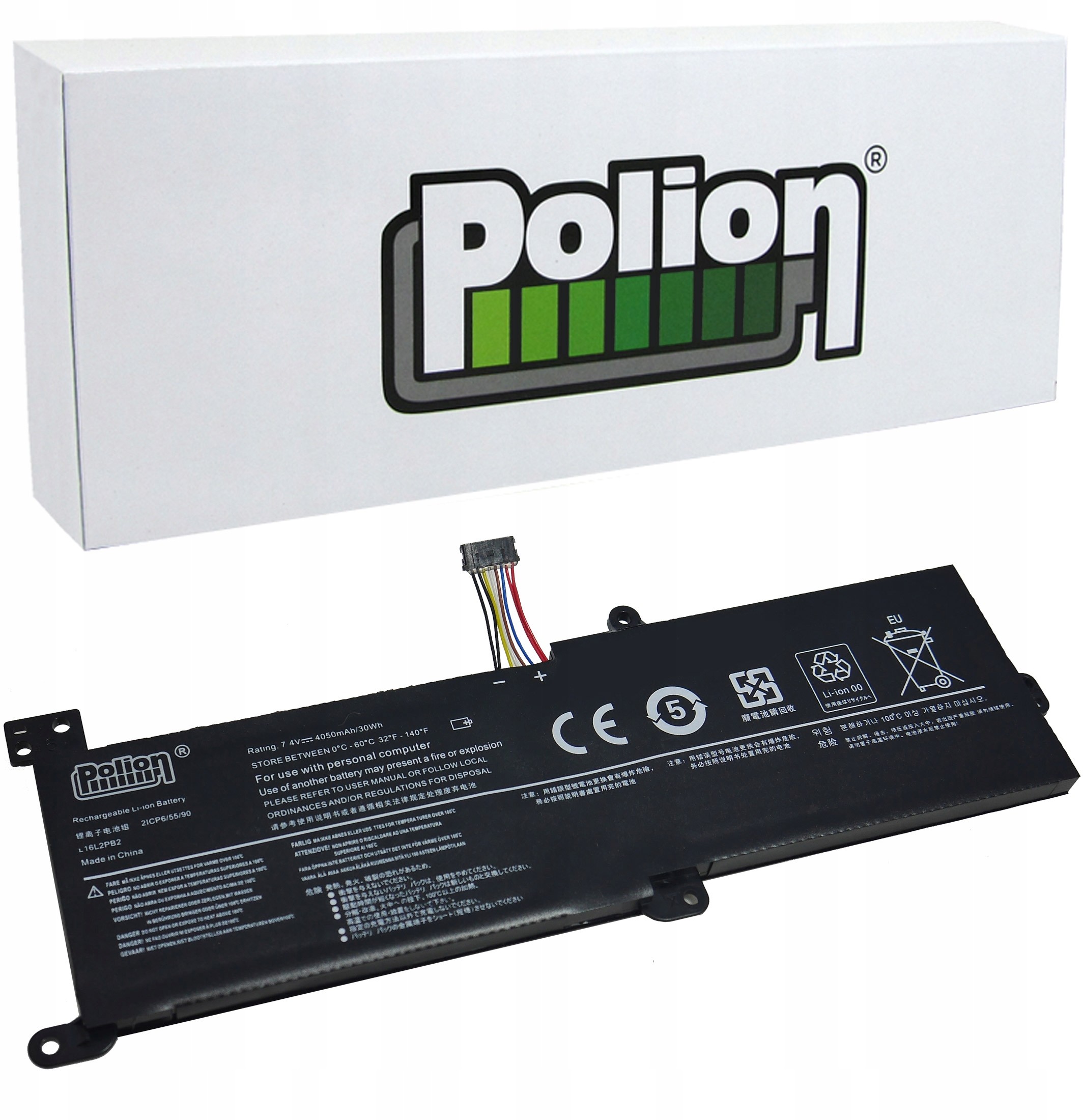 Lenovo Bateria L16M2PB1 L16M2PB2 do laptopa