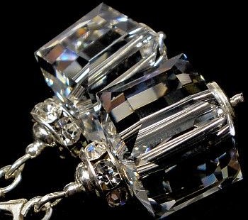 Swarovski PIĘKNE KOLCZYKI SREBRO CYRKONIE