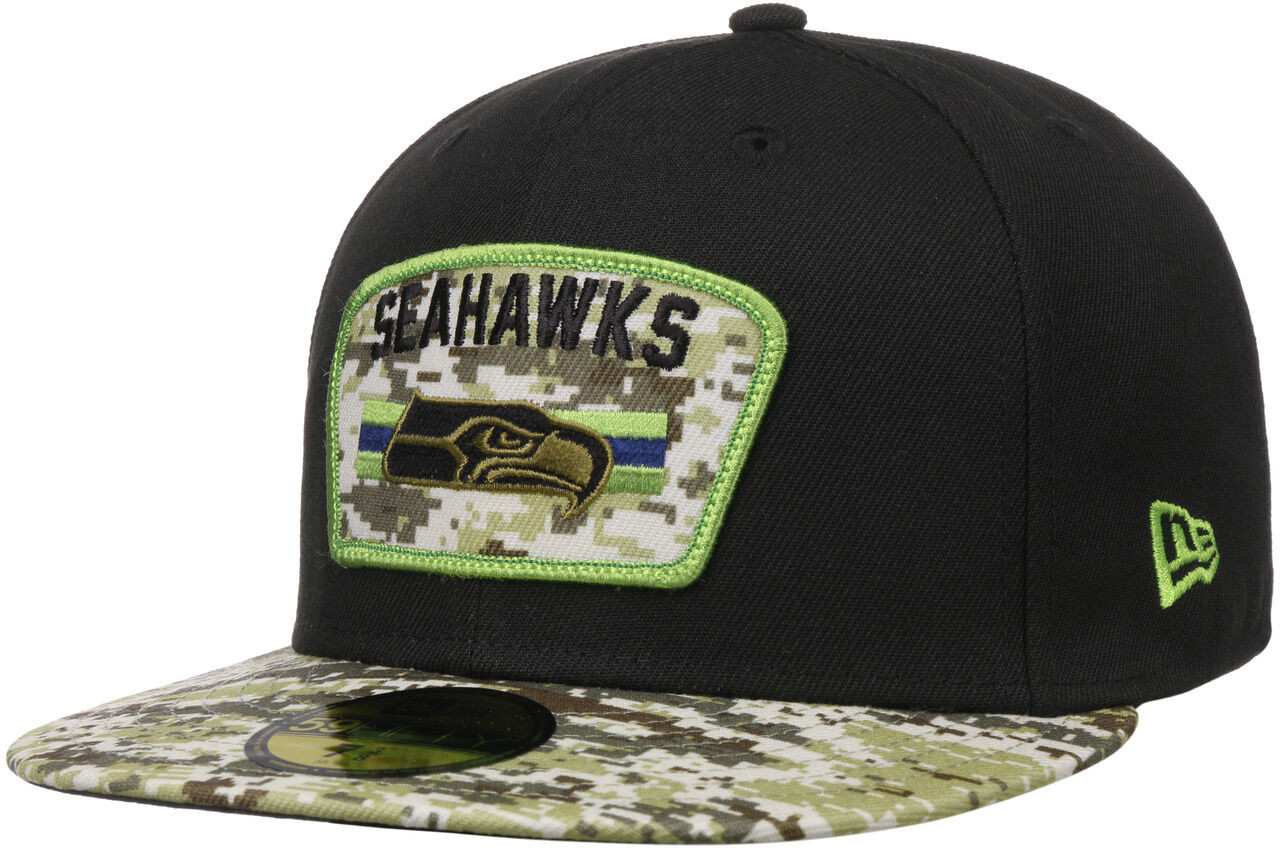 New Era Czapka 59Fifty Seattle Seahawks by czarny, 7 1/2 (59,6 cm)