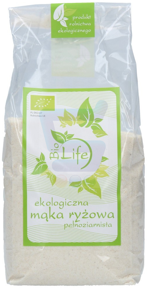 BioLife Ekologiczna mąka ryżowa Pełnoziarnista 250 g