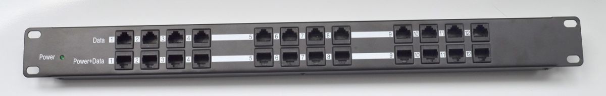 ZhangQing Adapter PoE 12-portowy 1U