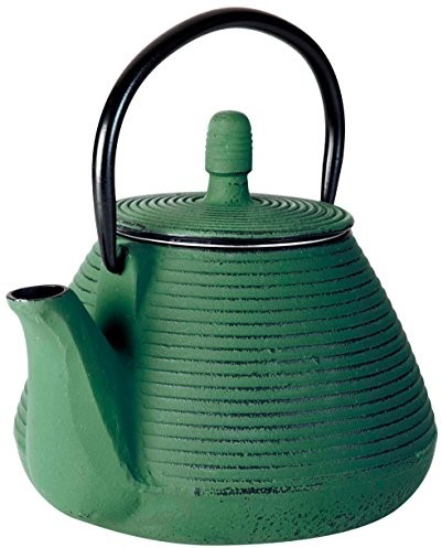 Lacor dzbanek na herbatę żelaza ogranicznika molzen 0,8 L, żeliwo, zielony, 17 x 14 x 14 cm 68662