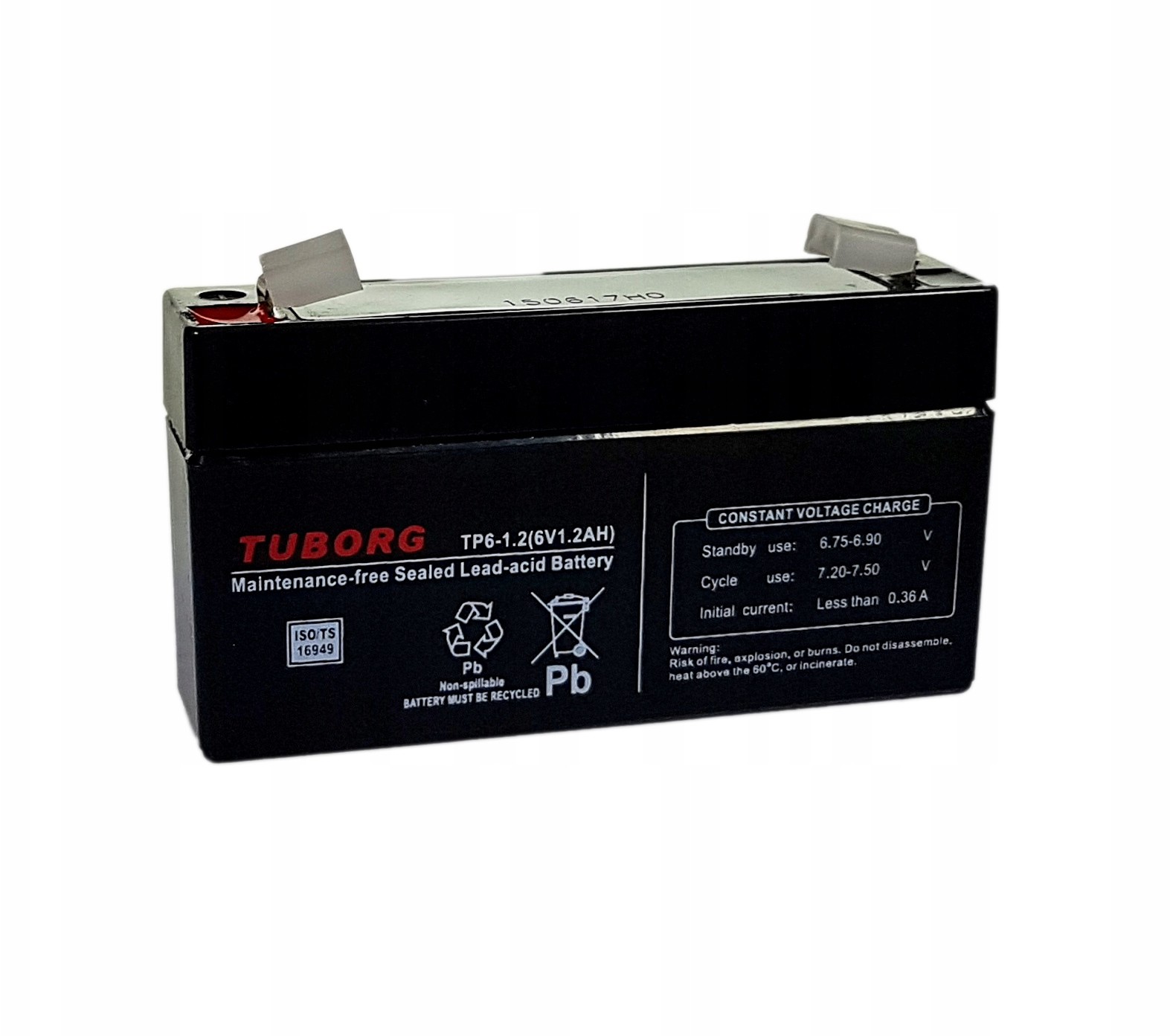 Akumulator Tuborg Vrla Agm TP6-1.2 6V 1.2Ah