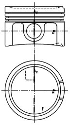 KOLBENSCHMIDT Tłok KOLBENSCHMIDT 40434620