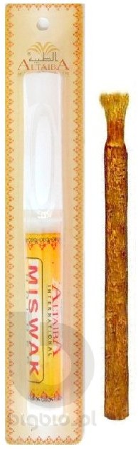 Szczoteczka Do Zębów Miswak Z Etui 100% Naturalna