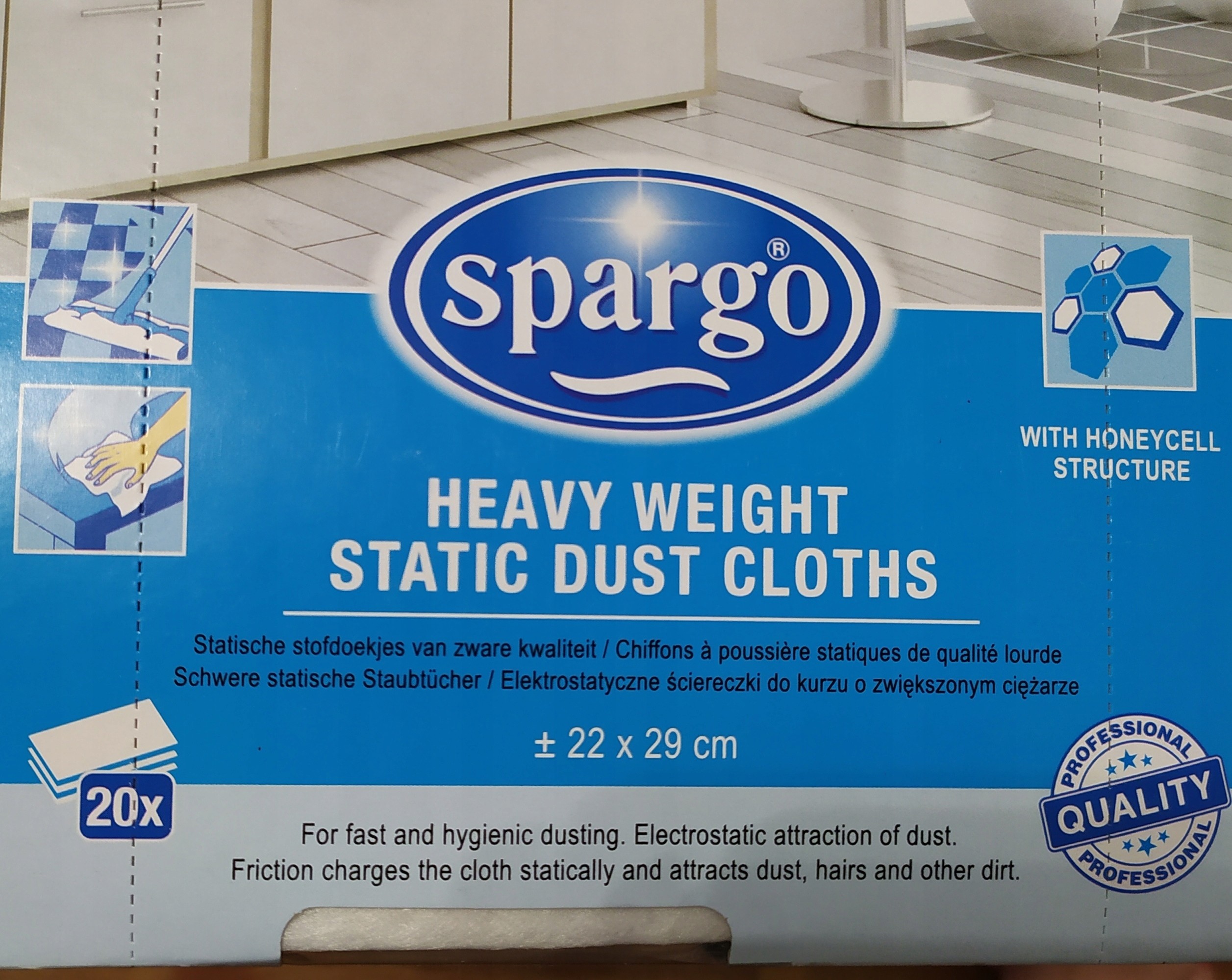 Spargo Ściereczka do kurzu elektrostatyczna 20szt