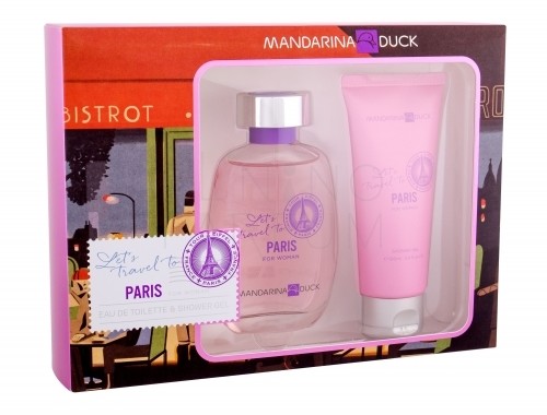 Mandarina Duck Mandarina Duck Let´s Travel To Paris zestaw 100 ml Edt 100 ml + Żel pod prysznic 100 ml dla kobiet