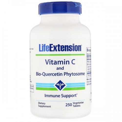 Life Extension Witamina C z BIO-Kwercetyną Fitosomową - Life Extension (250 tabletek)