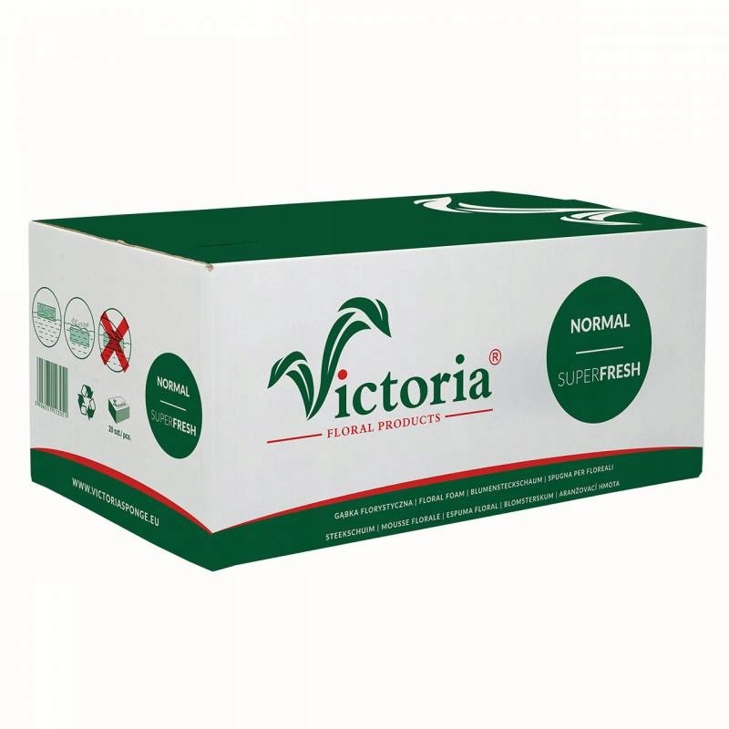 Gąbka florystyczna Victoria Kostka Mokra 20 sztuk