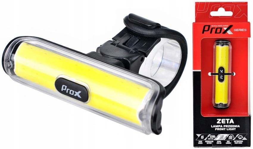 PROX Lampa Przód Zeta Cob Led 100LM Usb 500 mAh