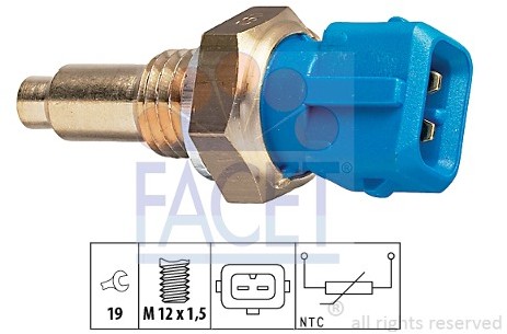 FACET Czujnik temperatury płynu chłodzącego 7.3143 7.3143
