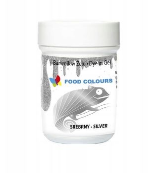 Foodcolours BARWNIK SPOŻYWCZY W ŻELU 35g SILVER SREBRNY 58