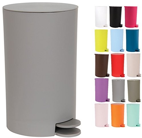 MSV Osaki śmietnik łazienkowy, antracytowy, 30 x 20 x 15 cm 141780