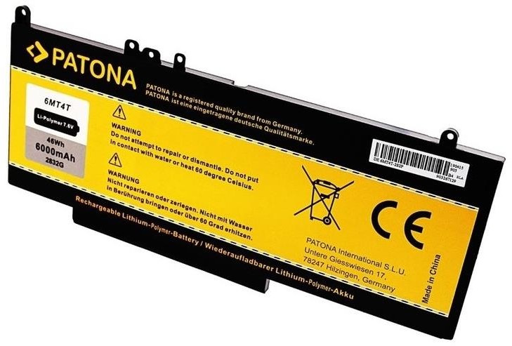 Dell Immax PATONA - Bateria Lat.E5250/E5450/E5550 6000mAh Li-lon 7,6V