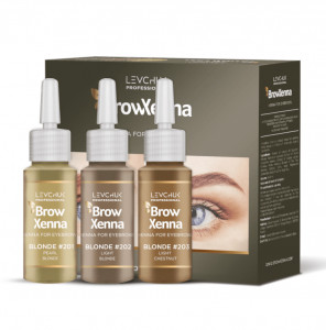 BrowXennna Zestaw henny Set Blonde (201, 202, 203) BrowXenna 10g x 3 szt F929-734A4
