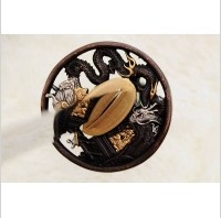 Kuźnia mieczy samurajskich MIECZ SAMURAJSKI WAKIZASHI MARU DO TRENINGU, STAL WYSOKOWĘGLOWA 1095, HARTOWANA GLINKĄ, R857