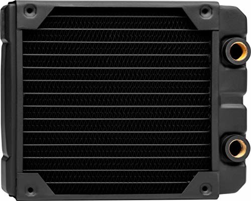 Corsair Hydro X Series, XR5 grzejnik 140 mm (pojedyncze mocowanie wentylatora 140 mm, łatwa instalacja, wysokiej jakości powłoka poliuretanowa, zintegrowane prowadnice śrubowe), czarny CX-9031001-WW