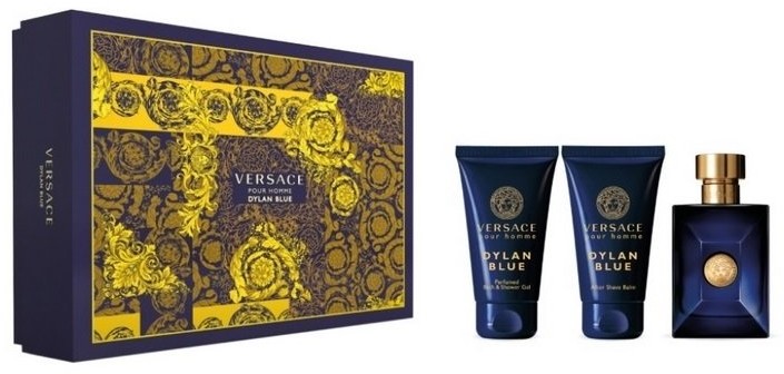 Versace Pour Homme Dylan Blue, zestaw kosmetyków, 3 szt.