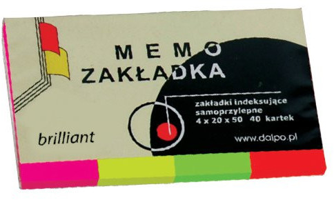 Dalpo ZAKŁADKI SAMOPRZYLEPNE BRILLANT