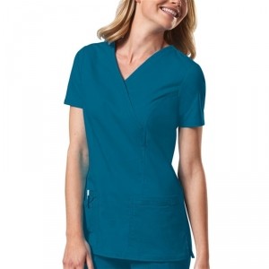 Cherokee - Core Stretch Cherokee Core Stretch Bluza damska Mock Wrap WINW/L 7101