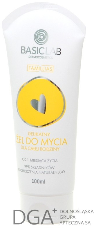 AMC PHARMA LIMITED BasicLab Delikatny żel do mycia, 100ml 7077886