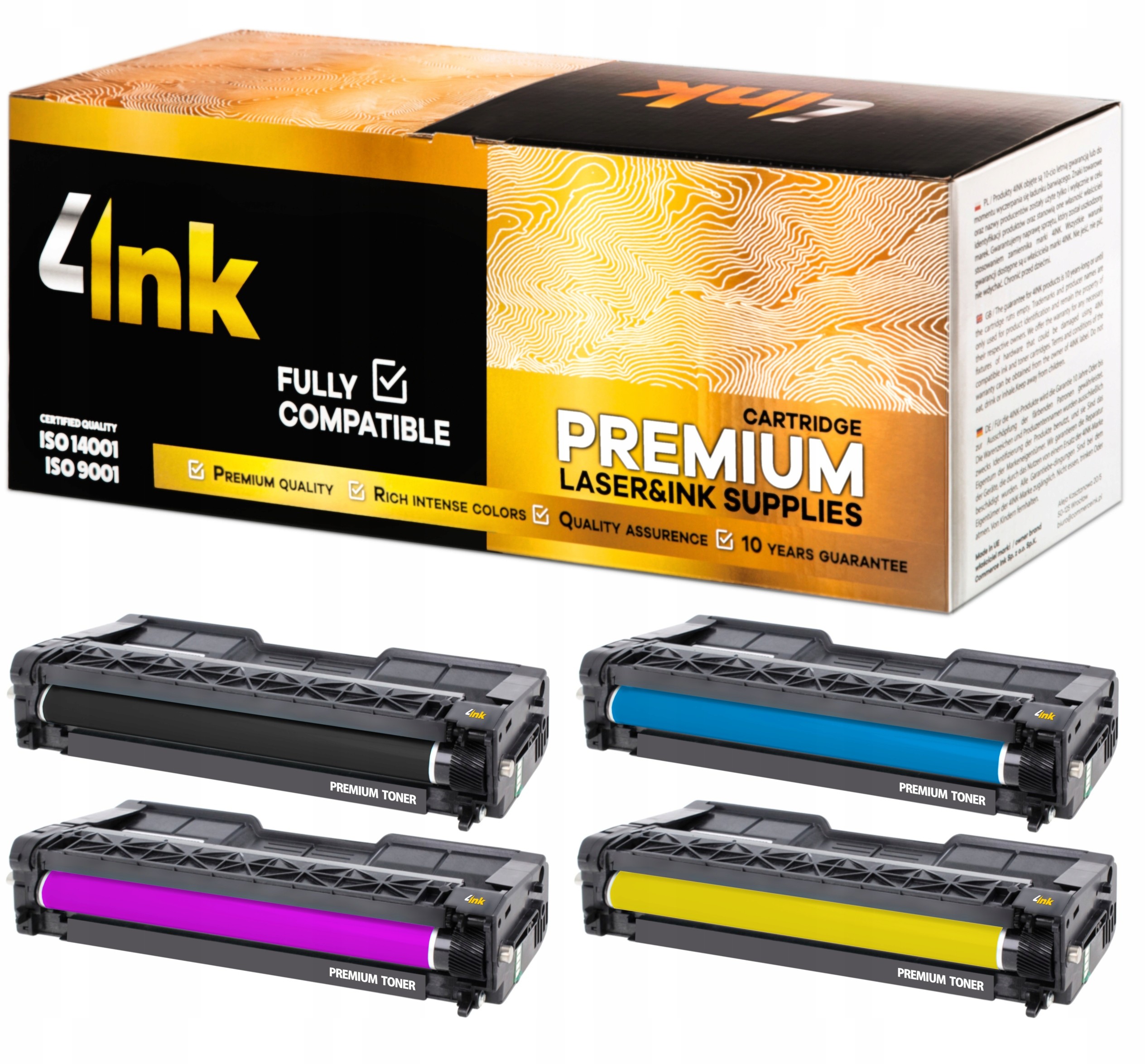 4x Toner XL Do Ricoh Sp C250 C250SFw C250dn C250e
