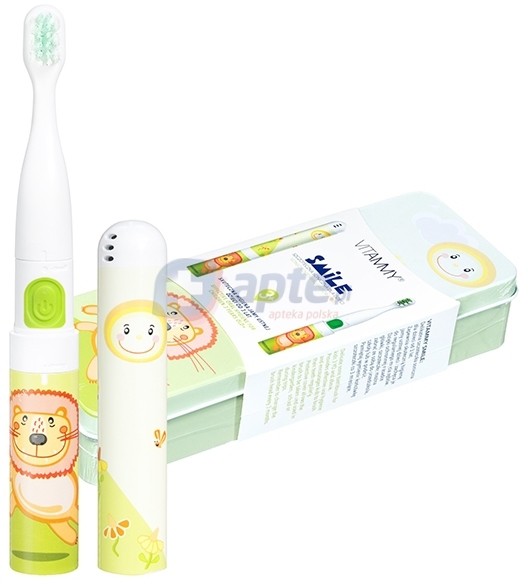Novamed VITAMMY SMILE szczoteczka soniczna dla dzieci 3+ LEW x1 sztuka