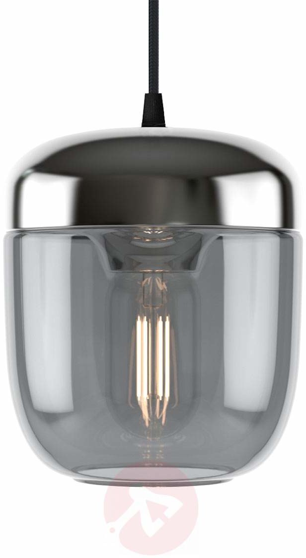 UMAGE UMAGE Acorn lampa wisząca 3-pkt. szary dymny stal