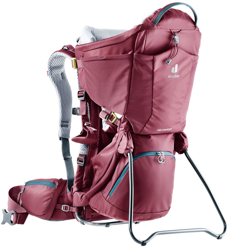 deuter deuter Kid Comfort Child Carrier, czerwony  2022 Nosidełka dziecięce turystyczne 3620221-5026