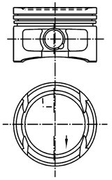 KOLBENSCHMIDT Tłok KOLBENSCHMIDT 99562620